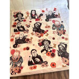 Horror movie blanket – 50x60", soft throw for scary movie nights, perfect for sl